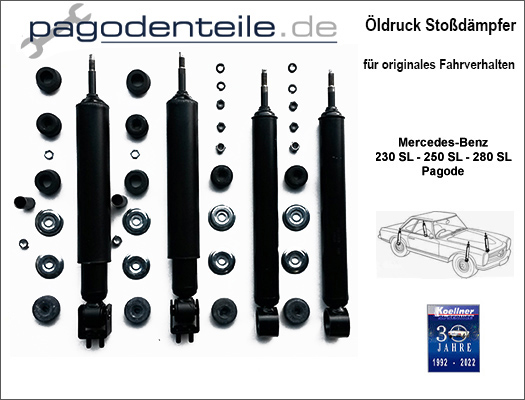 Öldruck Stoßdämpfer Mercedes 230 SL 280 SL Pagode original